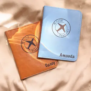 Genuine Leather Passport Holder, Personalized Passport Cover for Travel, Waterproof Custom Wallets, Travel Gifts for Men, Travel Gifts for Women