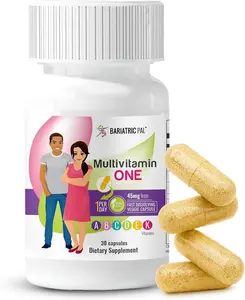 BariatricPal Multivitamin ONE "1 per Day!" Bariatric Multivitamin Capsule with 45mg Iron