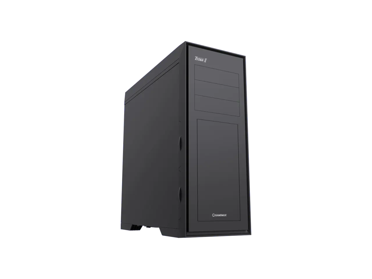 GAMEMAX Titan Silent 2 Black USB3.0/Type C ATX Gaming Full Tower Computer Case w/3 x Silent Fans (Pre-Installed). Support 4090 GPU and 360mm AIO