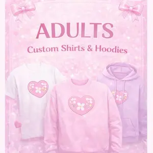 ADULTS LIVE STREAM PICKS | Custom Shirts & Hoodies (flat transfer)