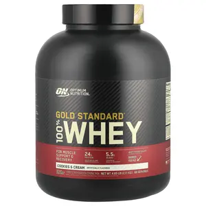 Optimum Nutrition Gold Standard® 100% Whey, Cookies & Cream, 4.65 lb (2.11 kg)