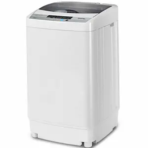 [AffiliateLive] Costway Portable Washing Machine, Full Automatic Washer and Dryer Combo, Compact Laundry Washer Spinner for Apartment RV Dorm
