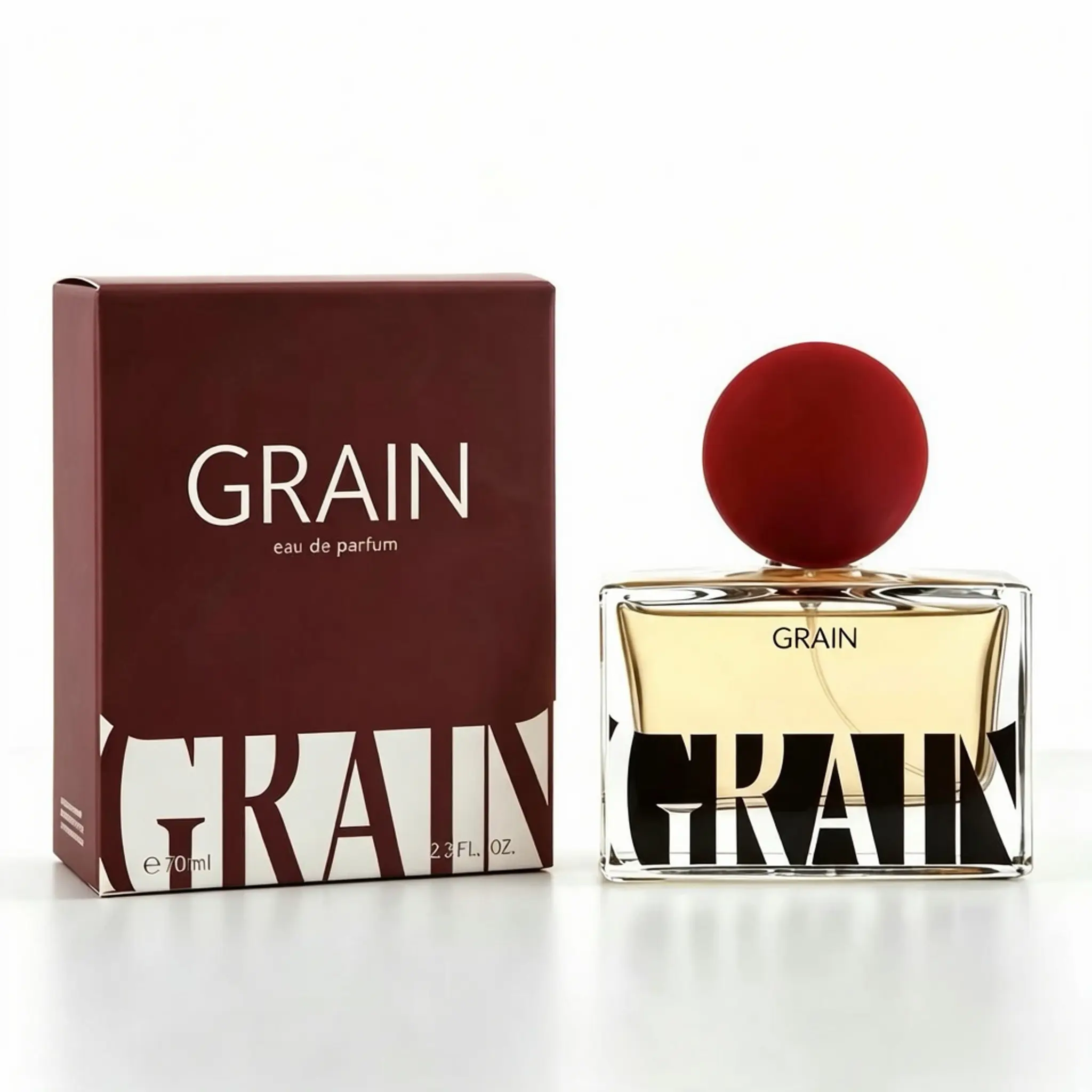 Women's GRAIN Eau de Parfum (EDP) 2.4oz/70ml - Alcohol Base Vanilla Fruity Floral Citrus Fragrance, Long-Lasting TikTok Popular Scent with Orange, Gardenia, Rose,  For Women,mykonos fragrances,vanilla perfume,long lasting perfumes, Floral Perfume