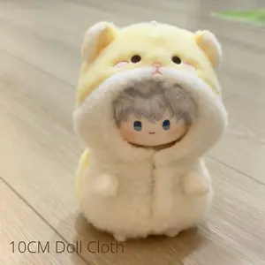 Love and Deepspace 10CM Doll Clothes Decoration Sylus Rafayel Zayne Xavier Cute Animal Onesie Cotton Doll Costume Accessories