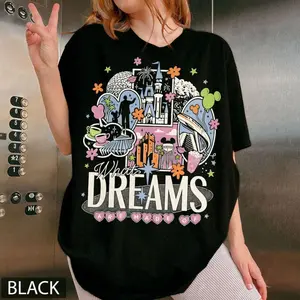 Vintage What Dreams Are Made Of Shirt, Cute Lizzie McGuire Tee, WDW Magic Kingdom Shirt, Family Trip Matching G