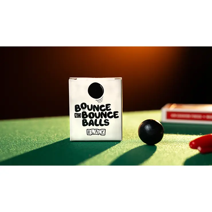Bounce no Bounce Balls BLACK by Murphy's Magic - Trick