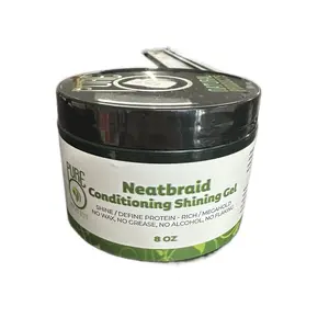 Pure O Natural Products Neatbraid Conditioning Shining Gel 8 oz