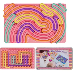 Sensory Fidget Toys for Kids Toddler Boy,Sensory Activity Board for Stress Anxiety Autistic ADHD, Calm Down Travel Airplane Essentials Toys for 3+ Year Old, Stuffers Gifts for Teen Girl
