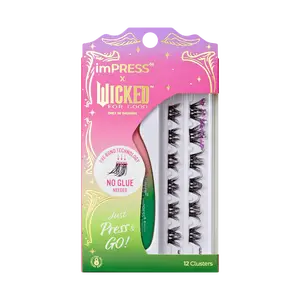 imPRESS X WICKED: FOR GOOD Falsies Self Adhesive Lash Clusters| Forever My Friend