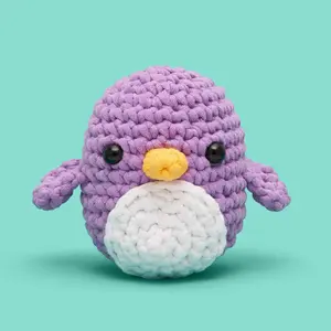 Purple Penguin Crochet Kit Purple Penguin Crochet Kit