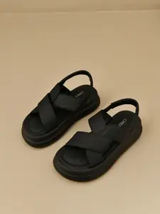 2026 Summer Bestseller Slip-On Thick Sole Sandals, and Colors, Invisible Heel Lift 3-5cm, Comfortable Lazy Person Shoes