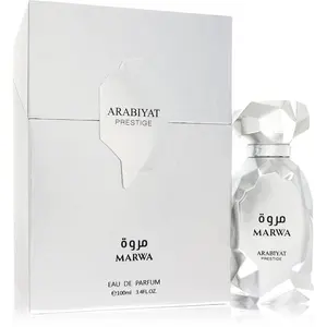 Arabiyat Prestige Marwa Eau De Parfum 3.4FL.OZ For Men - Woody Floral Musk Perfume Scented Oil Concentrated Arabian Fragrance