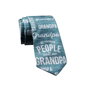 My Favorite People Call Me Grandpa Necktie Novelty Ties for Men Funny Tie for Grandap Funny Ties Funny Ties