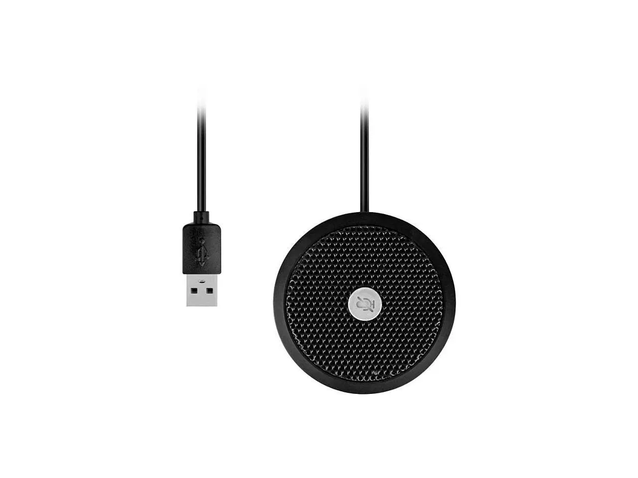 Aluratek AUM01F Black USB Connector USB Microphone with Mute Button