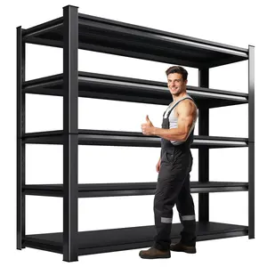 5-6 Tier Adjustable Metal Shelving Rack for Storage Rack, Garage Shelving, Industrial Storage Rack, Kitchen Organizer Steel