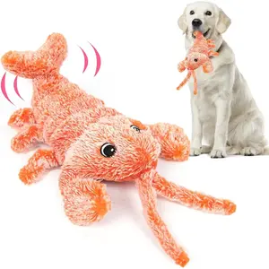 Dog Toys, Interactive Dog Toys to Keep Them Busy, Wiggly Lobster Dog Toy for Boredom, Rechargeable Moving Dog Chew Toys for Small/Medium/Large Dogs/Puppy Toys