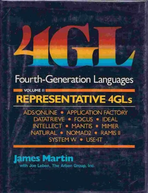 Used Fourth-Generation Languages: Representative 4GLs Hard Cover Book by James Martin - Good, 2 lbs, Prentice Hall (English)
