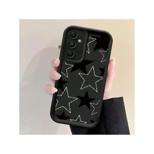 A Star-Patterned Phone Case Suitable For Samsung Galaxy S24 Ultra/S24 Plus/S24/S23 Ultra/S23 FE/A55/A54/A53/A52/A52S/A51/A50/A50S/A35/A34/A33/A32/A24/A23/A22/A21S/A20/A20S/A15/A14/A13/A12/A10S/A05S/A05/A03S/A03.