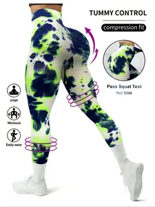 New Zabao Sport High-Waisted Butt-Lifting Yoga Pants for Women, Outerwear Running Leggings, 1pc Fashionable Active Wear, Fitness Yoga Pants, Exercise Running Leggings