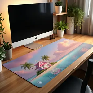 Mouse Pad - Dragon Ball Anime Gaming Bundle – 36x18 Desk Mat + Matching Live Wallpaper