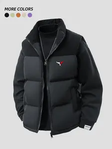 Men's Outdoor Sports Vest, Multi-Pocket Design, Stand Collar Style, Comfortable Fashion, Ideal for Hiking & Running