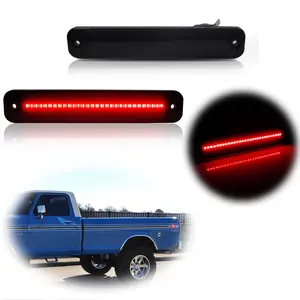 2pcs Smoked LED Red Rear Side Marker lamps Lights For 1973 1974 1975 1976 1977 1978 1979 Ford F100 F150 F250 F350,Replace OEM # D3TZ15A201A, FO2550101