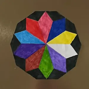 Logo. Art. Decagon. Every piece of art will be signed and numbered. The main photo is the art you will be receiving. The black and white photos show the 10 most powerful elements of the universe.