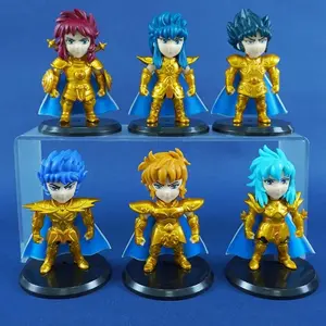 11cm Saint Seiya Anime Figure Myth Cloth Leo Aiolia Aquarius Camus Cancer DeathMask Golden Zodiac Knight Action Figure Model Toy