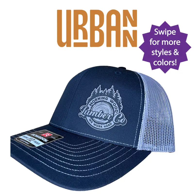 Morning Wood Lumber Company Hat - Richardson 112 trucker hat unisex hat