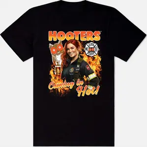 Coming in Hot Hooters T Shirt
