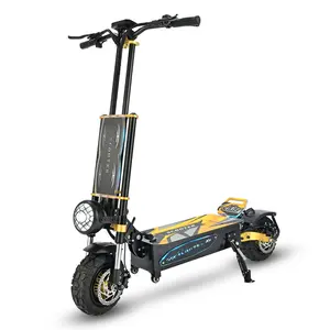 6000W Motor Electric Scooter Adults AB2, 55 MPH Max Speed & 60V 40AH Big Battery Up to 80 Miles Range, 11" All-Terrain Tires and Dual Suspension & Double Braking System, Off Road E-Scooter