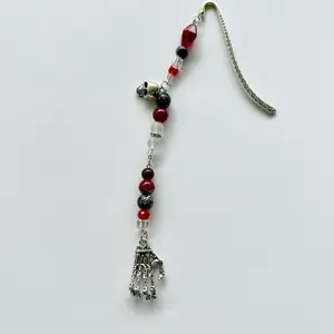 Haunting hand metal hook bookmark for readers