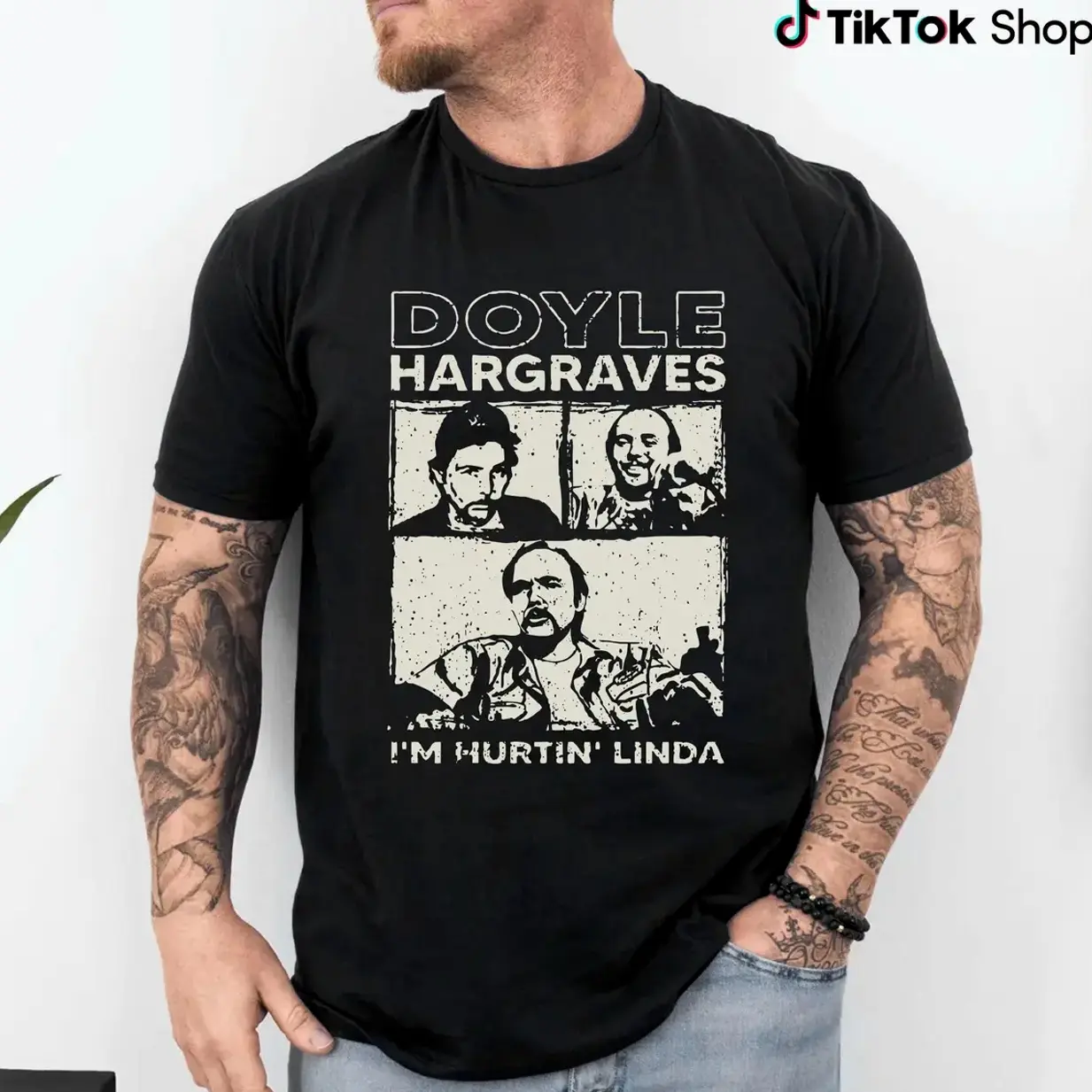 Doyle Hargraves I'm Hurtin Linda Shirt, Funny Movie Quote Tee, Vintage Graphic T Shirt, Retro Humor Unisex Top, Trendy Streetwear Gift