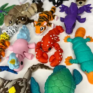 Articulated Animal 3D Printed Figurine