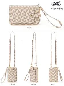 Women's Geometric Pattern Crossbody Bag, Fashionable Shoulder Bag for Daily Used, Casual Trendy Versatile High-quality Daily Commuting Bag, Fashionable patterned bag