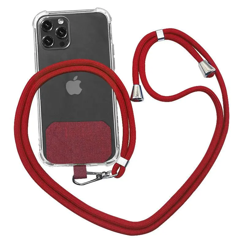 Cell Phone Soft Rope Lanyard, 9-Color Hanging Strap for Mobile Phones