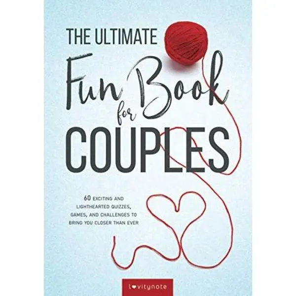USED Book - The Ultimate Fun Book for Couples: 60 Exciting and Lighthearted Quizzes, Games, and Challenges to Bring You Closer Than Ever by LovityNote (Paperback) - english