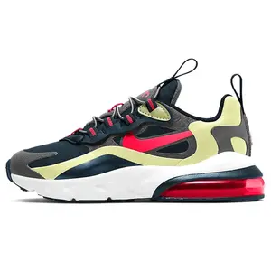 Little Kid's Nike Air Max 270 RT Iron Grey/Bright Crimson (BQ0102 015)