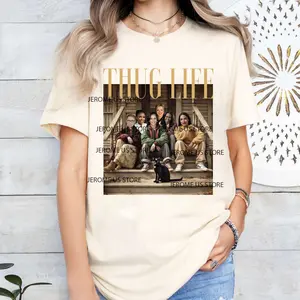 Thug Life Kamala T-Shirt, Hillary Version Shirt, Vote Shirt, Kamala Harris Shirt, Women Rights Shirt, Unisex Cotton Tee