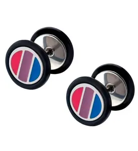 18G Pride Fake Plugs / Gauges Version 3