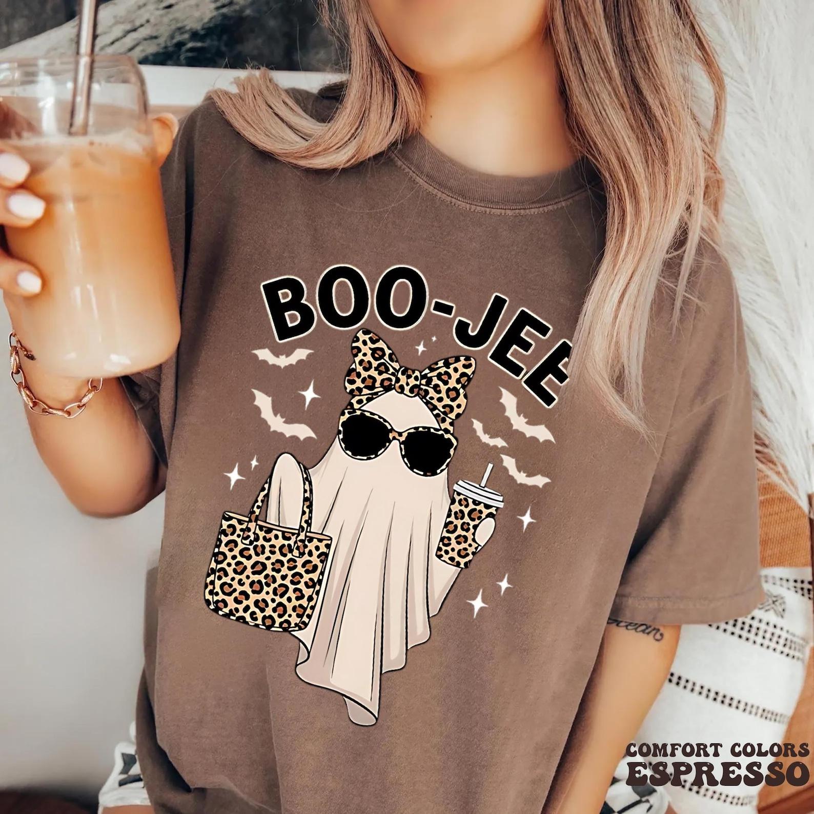 Boo-Jee Shirt, Luxury Ghost Shirt, Funny Halloween Shirt, Cute Ghost Shirt, Pumpkin Tee, Halloween Costume, Spooky Season, Halloween Party