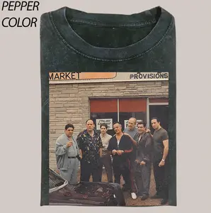 Vintage Sopranos Crew T-Shirt, Mafia Graphic Tee, Retro TV Show, Gift For Her, Him, Streetwear, Viral Tee, TikTok Trending