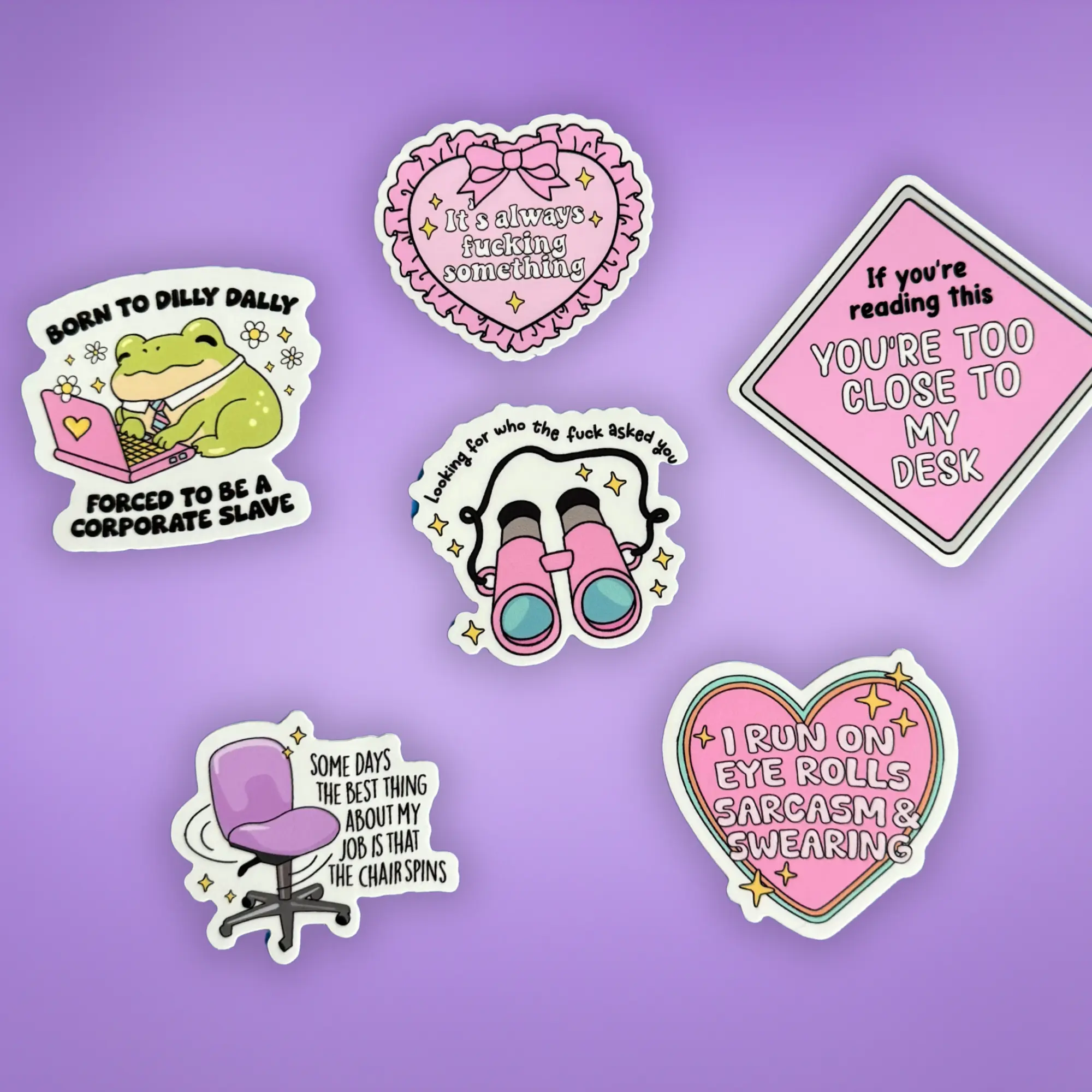 Corporate Unhinged Volume 3: Sticker 6-Pack