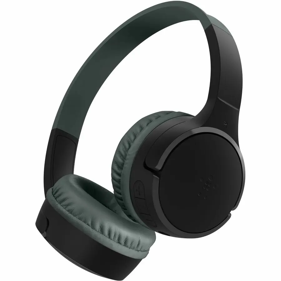 Belkin SoundForm Mini Wireless On-Ear Headphones for Kids, Black AUD002BTBKV3