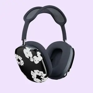 Monochrome Floral Pods AirPod Max Cases | Black White Floral Headphone Covers