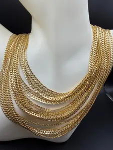 10K Gold Chain 3.5 mm - Elegant and Durable with Rich Shine and Durable Construction