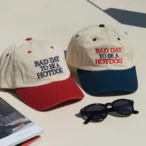 Bad Day To Be a Hot Dog Embroidered Trucker Hat