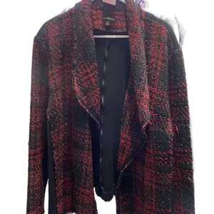 LANE BRYANT HOUNDSTOOTH SHIMMER JACKET