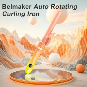 Colorful rotating curling iron ceramic curling iron suitable for all hair types, suitable for gift givingshape tool