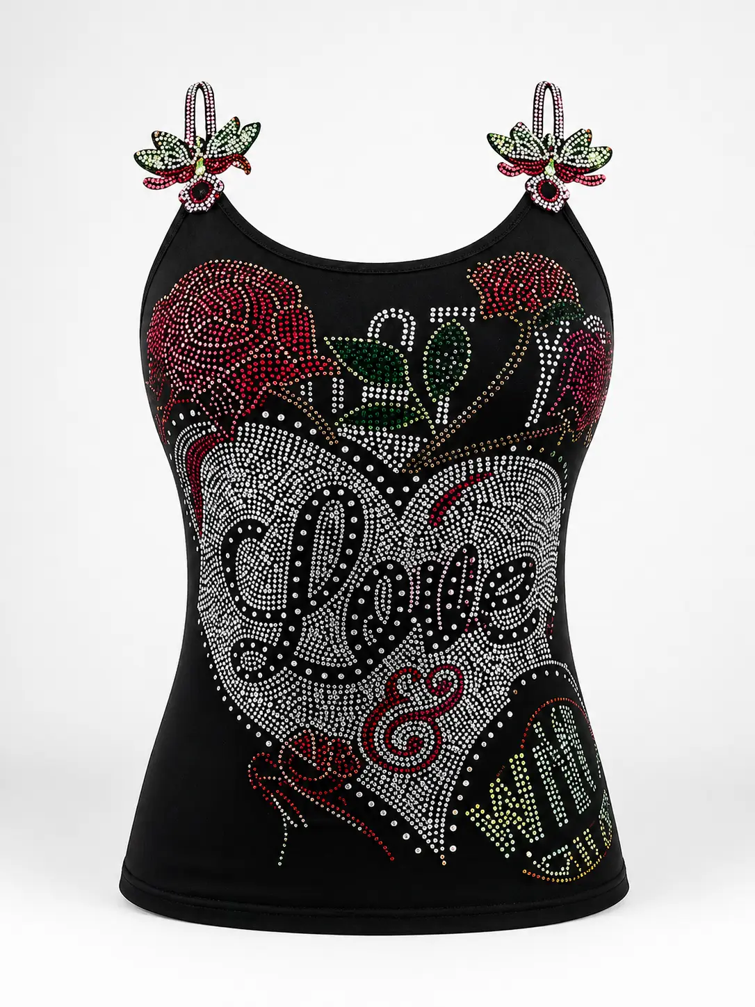 Blusa con diamante